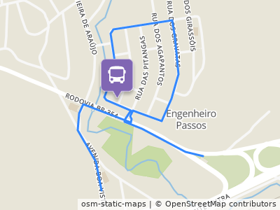 Mapa da parada