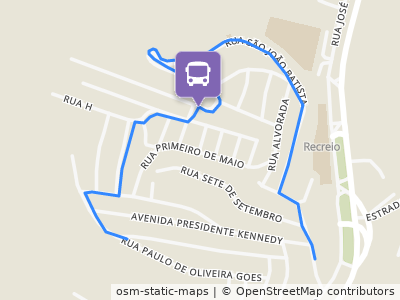 Mapa da parada
