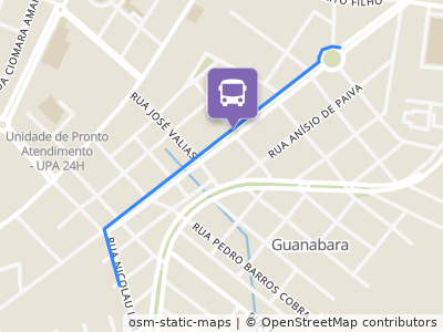 Mapa da parada
