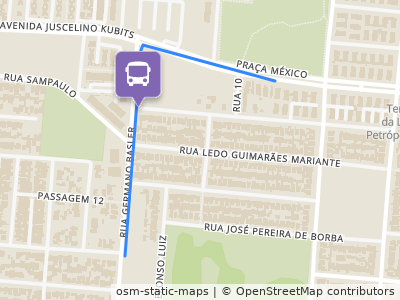 Mapa da parada