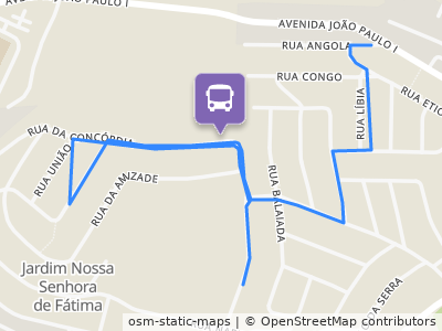 Mapa da parada