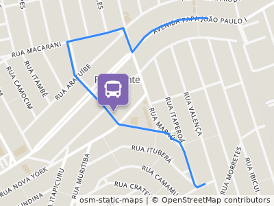 Mapa da parada