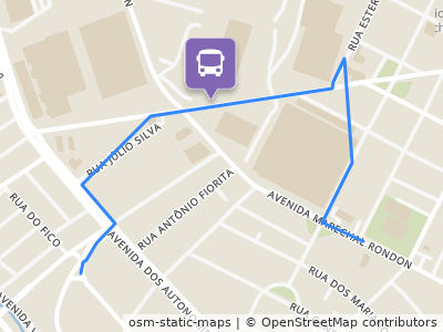 Mapa da parada