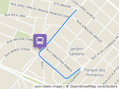 Mapa da parada