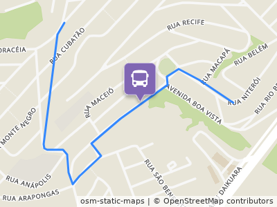 Mapa da parada