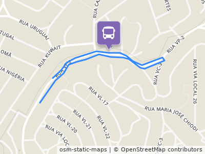 Mapa da parada