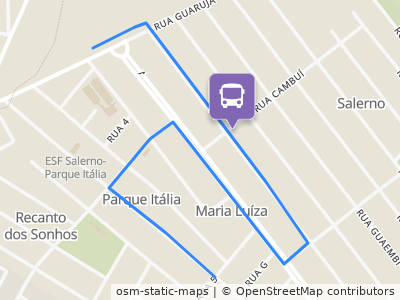 Mapa da parada