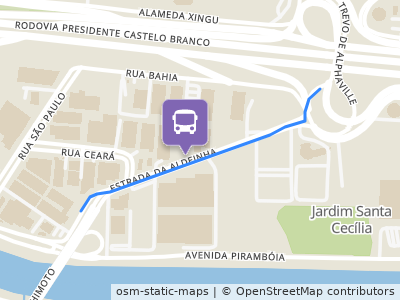 Mapa da parada