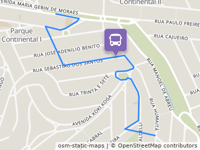 Mapa da parada
