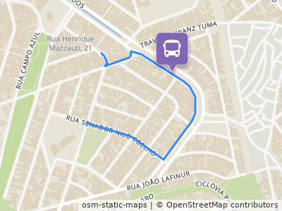 Mapa da parada