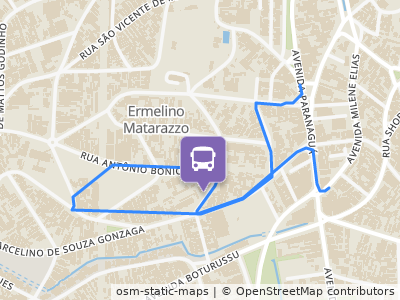 Mapa da parada