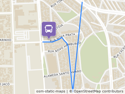 Mapa da parada