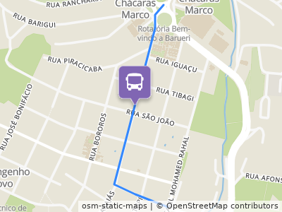 Mapa da parada