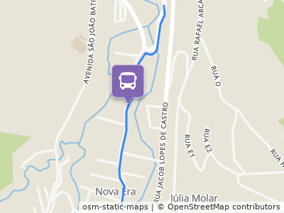 Mapa da parada