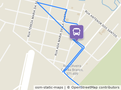 Mapa da parada