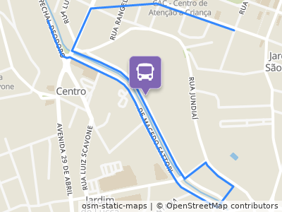 Mapa da parada