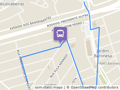 Mapa da parada