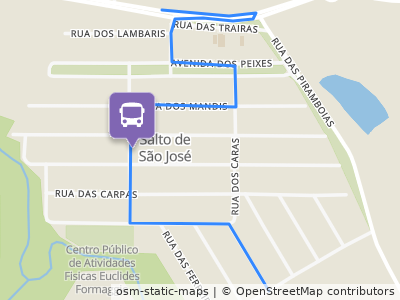 Mapa da parada