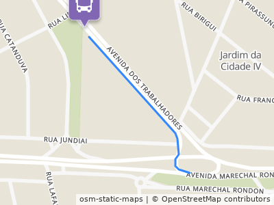 Mapa da parada