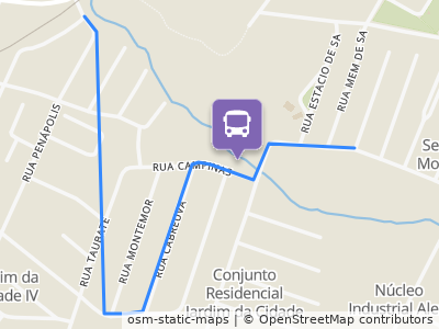 Mapa da parada