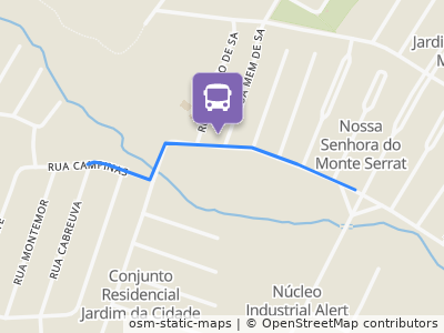 Mapa da parada