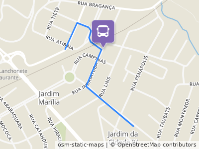 Mapa da parada