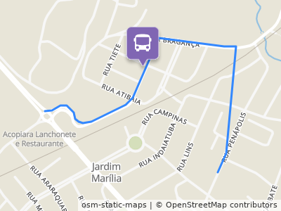 Mapa da parada