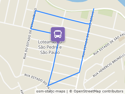 Mapa da parada