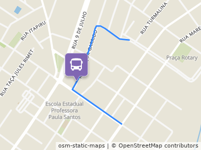 Mapa da parada
