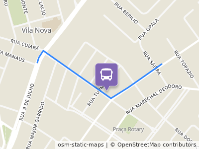 Mapa da parada