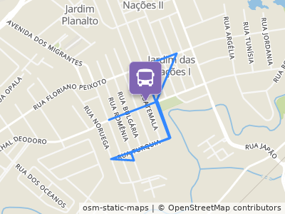 Mapa da parada