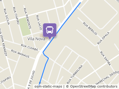 Mapa da parada