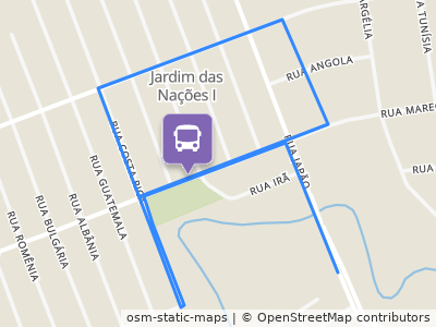 Mapa da parada