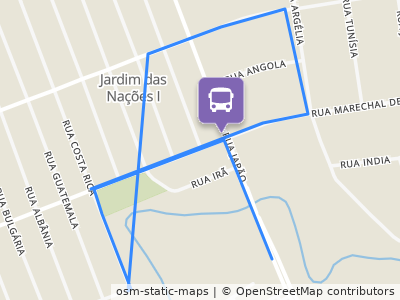 Mapa da parada