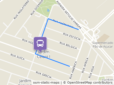 Mapa da parada