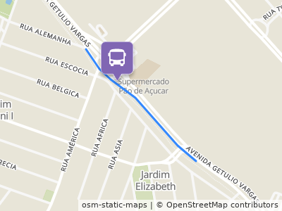 Mapa da parada