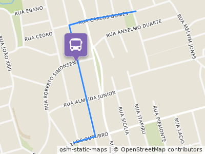 Mapa da parada
