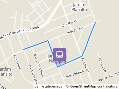 Mapa da parada