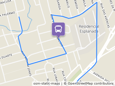 Mapa da parada
