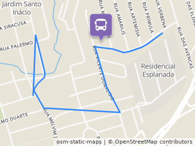 Mapa da parada