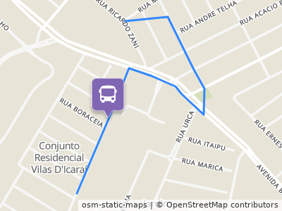 Mapa da parada