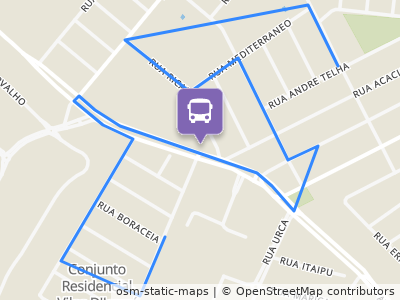 Mapa da parada