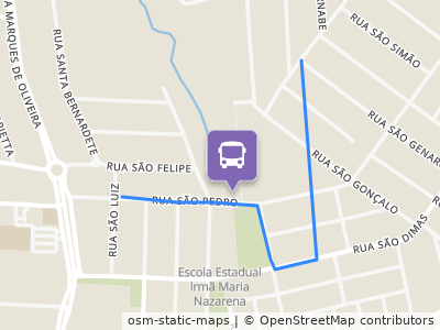 Mapa da parada