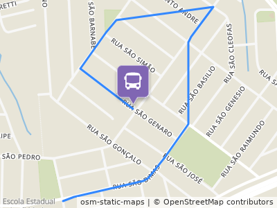 Mapa da parada