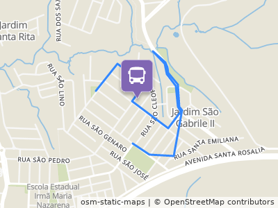 Mapa da parada