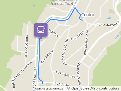 Mapa da parada