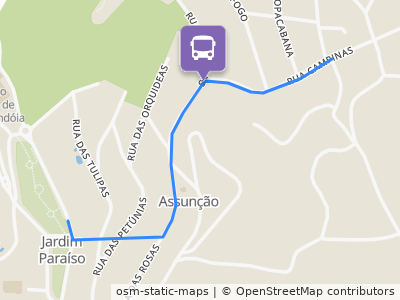 Mapa da parada