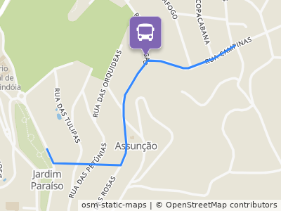 Mapa da parada