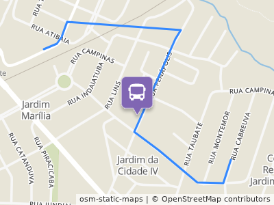 Mapa da parada