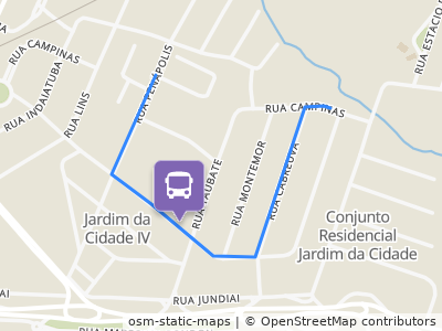 Mapa da parada